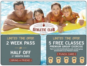 Athletic Club Marketing Mailer