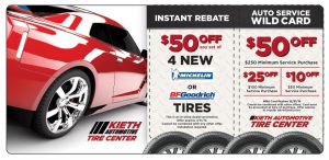 Tire Store Direct Mail Marketing Mailer